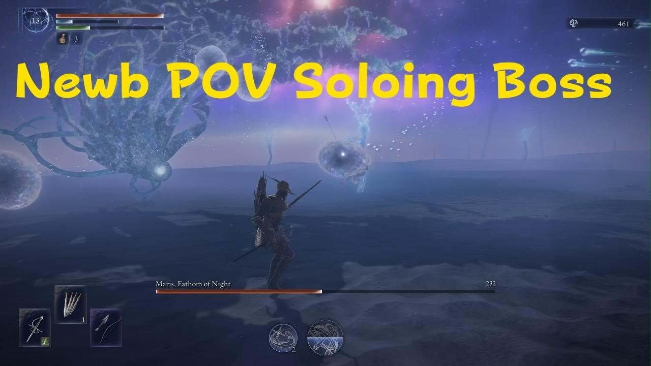 POV 👀 Newb soloing Maris 🥵 🙌 #nightreign #eldenring #solorun