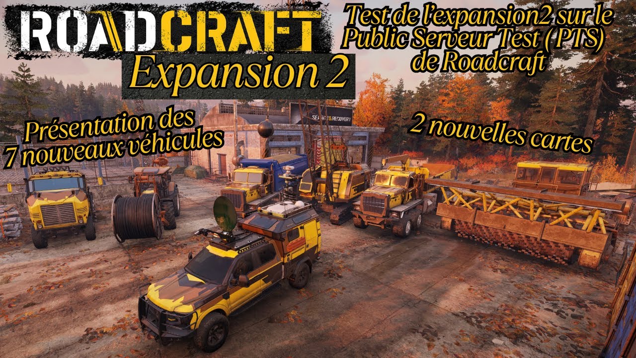 Expansion 2 de Roadcraft sur le Public Test Server, 7 nouveaux véhicules et 2 nouvelles cartes prévu