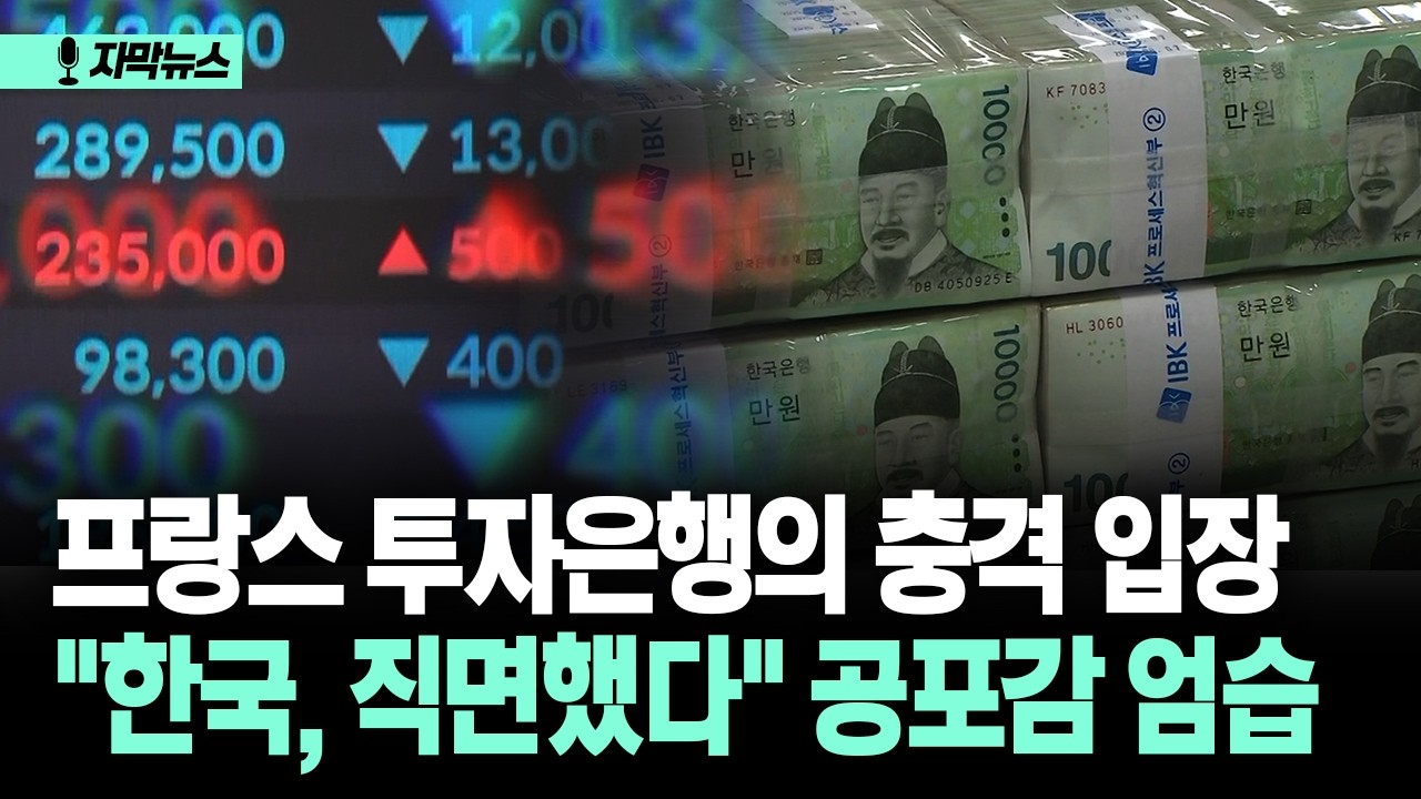 [자막뉴스] 프랑스 투자은행의 충격 입장... 