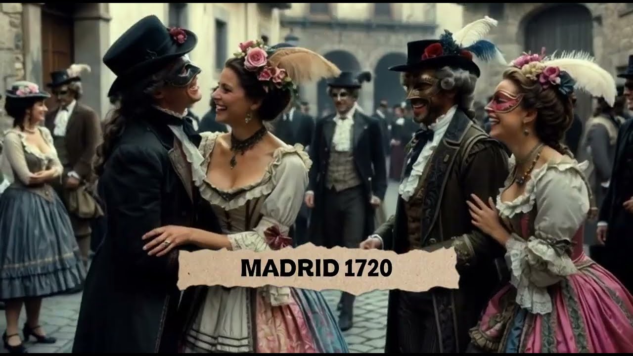 Madrid  1700/   Madrid hace 300 años  Reconstrucción histórica con IA
