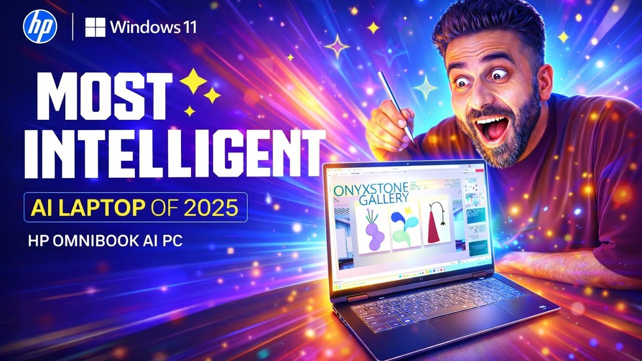 Most intelligent AI laptop of 2025 Ft HP OmniBook X Flip AI PC | Born Creator