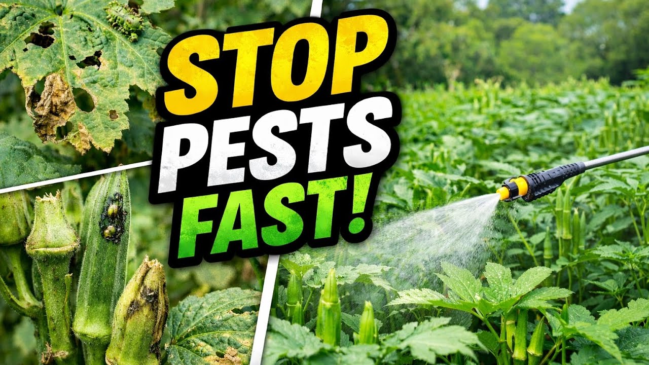 How I Protect My Okra From Pests (Simple Spray Method)