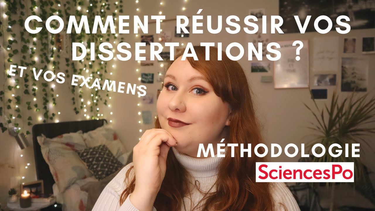Réussir une DISSERTATION : la MÉTHODE SCIENCES PO