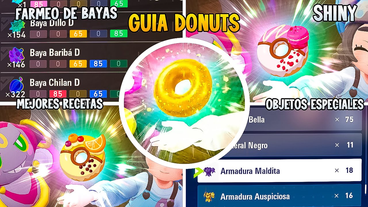 ✨ GUIA COMPLETA para HACER DONUTS BARATOS y EXCLUSIVOS en 5 MINUTOS en Leyendas Pokémon ZA ✨