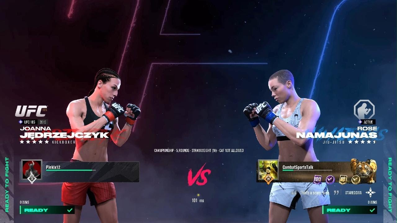 UFC 5 Rose Namajunas vs Joanna Jedrzejczyk