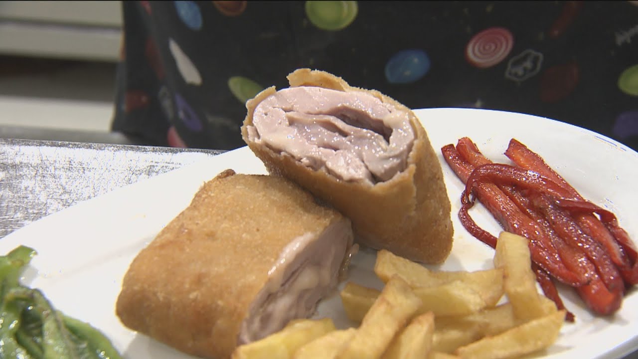 El cremoso cachopo c&aacute;sico del chef Pepe Filloa