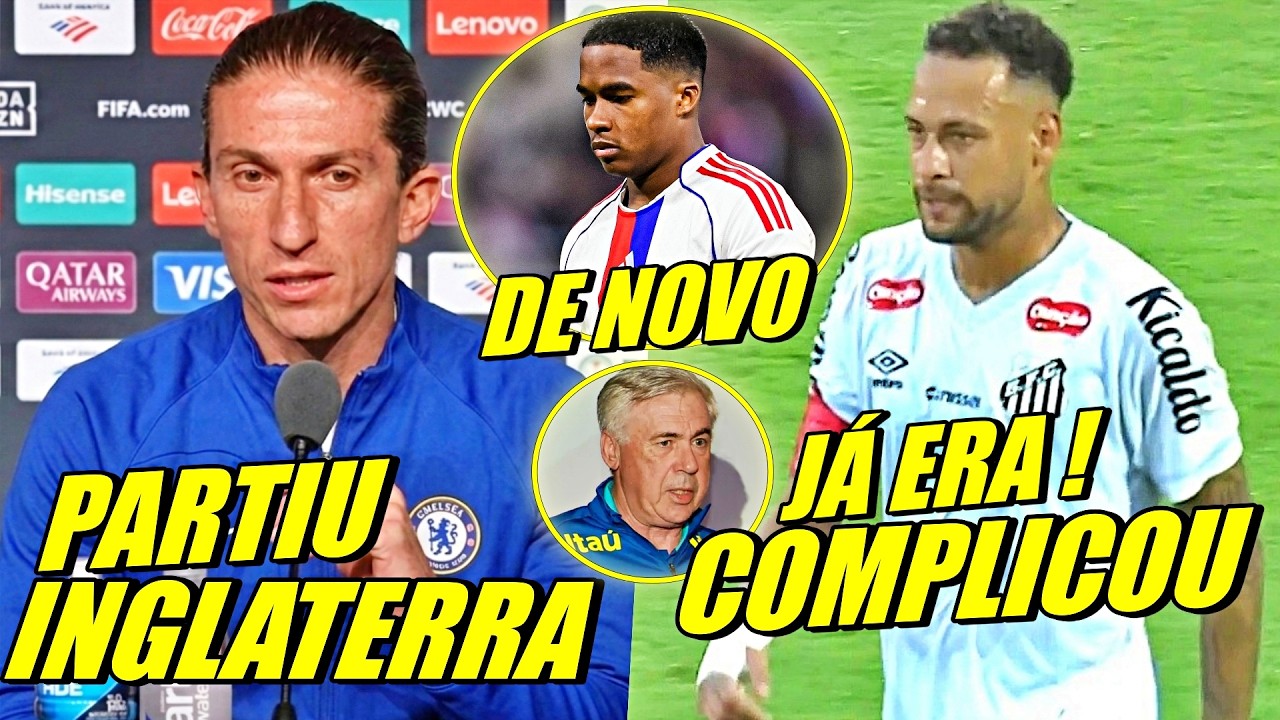 ADEUS CONVOCAÇÃO ! NEYMAR DE VOLTA ! FILIPE LUIS NA INGLATERRA ! ENDRlCK PERDE GOL E MAIS
