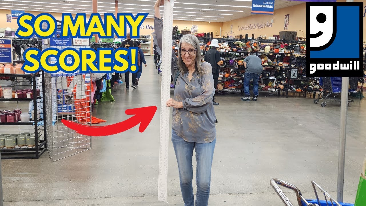 I FOUND OVER $1,000 of Profitable Resale Items at Goodwill - Thrift With Me