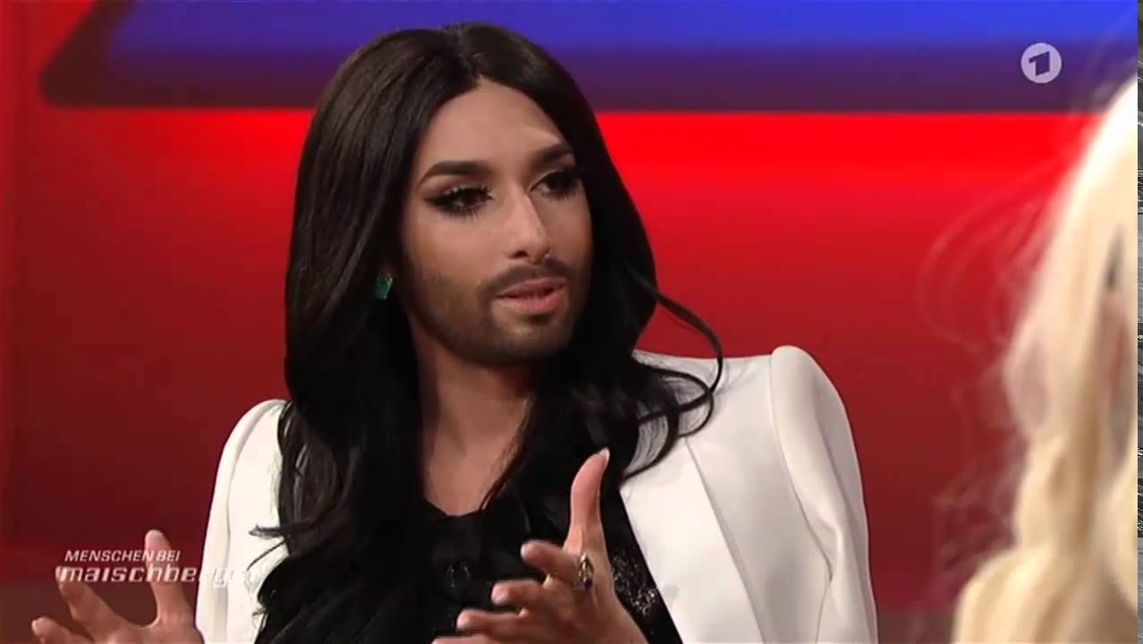 Conchita Wurst at Menschen bei Maischberger (ARD, Cologne 14.04.2015)