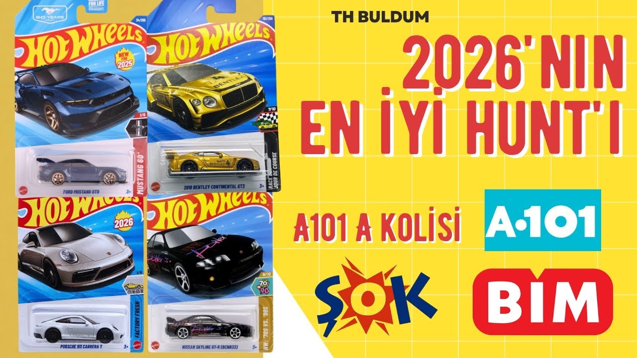 En Şanslı Hunt (Çıkanlar Kafayı Yedirtir ) [ hot Wheels- Matchbox ] A101 - Şok- Bim- LC waikiki 