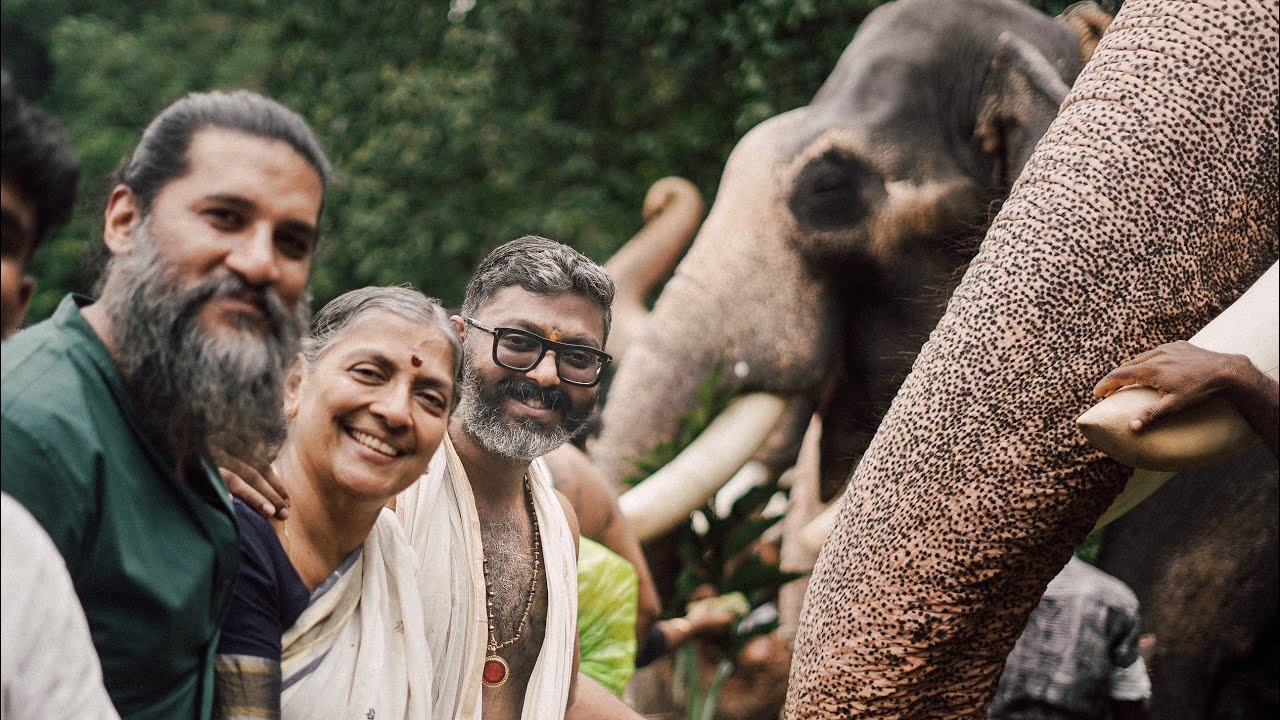 Thrissur Vadakkumnathan temple grand elephant feast 