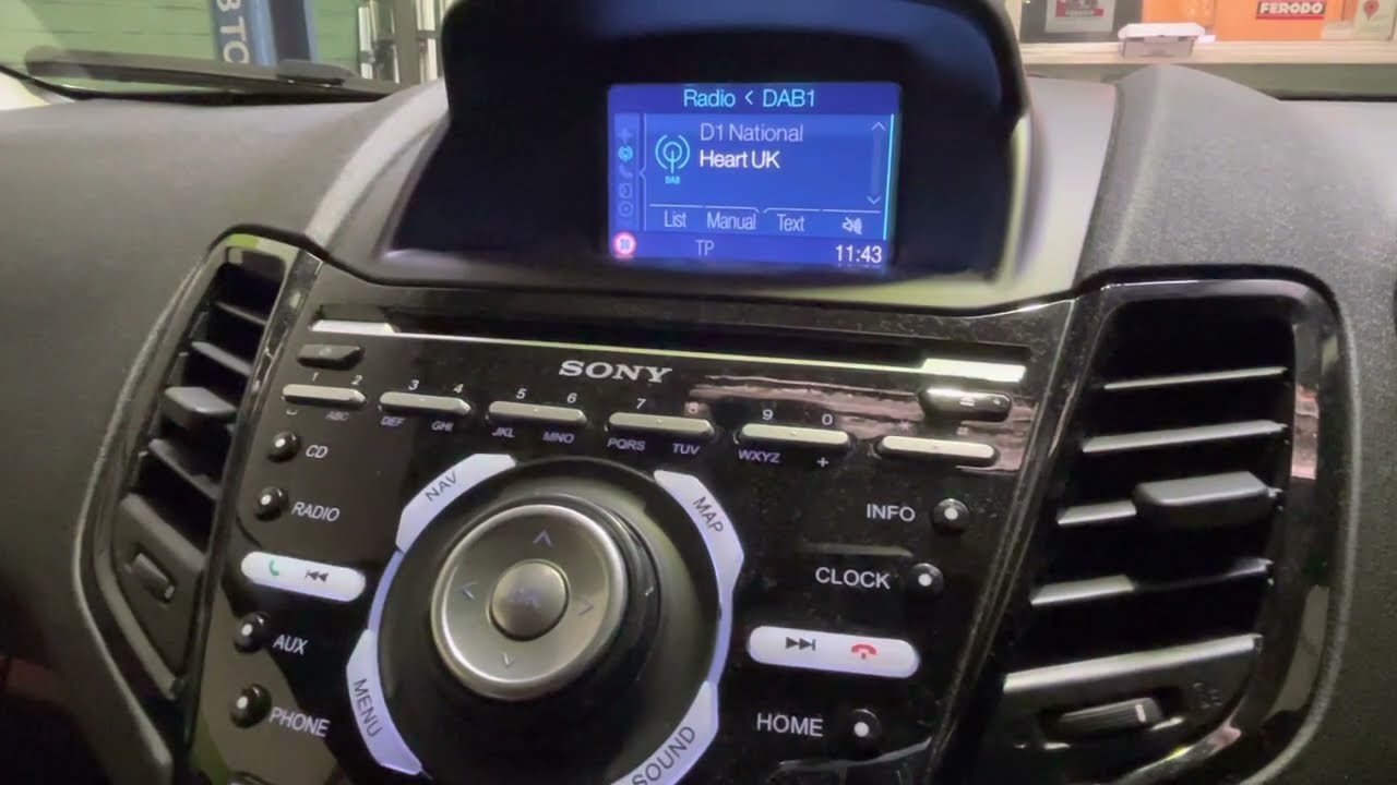 Ford Fiesta Clock Setting Sony Radio 2013
