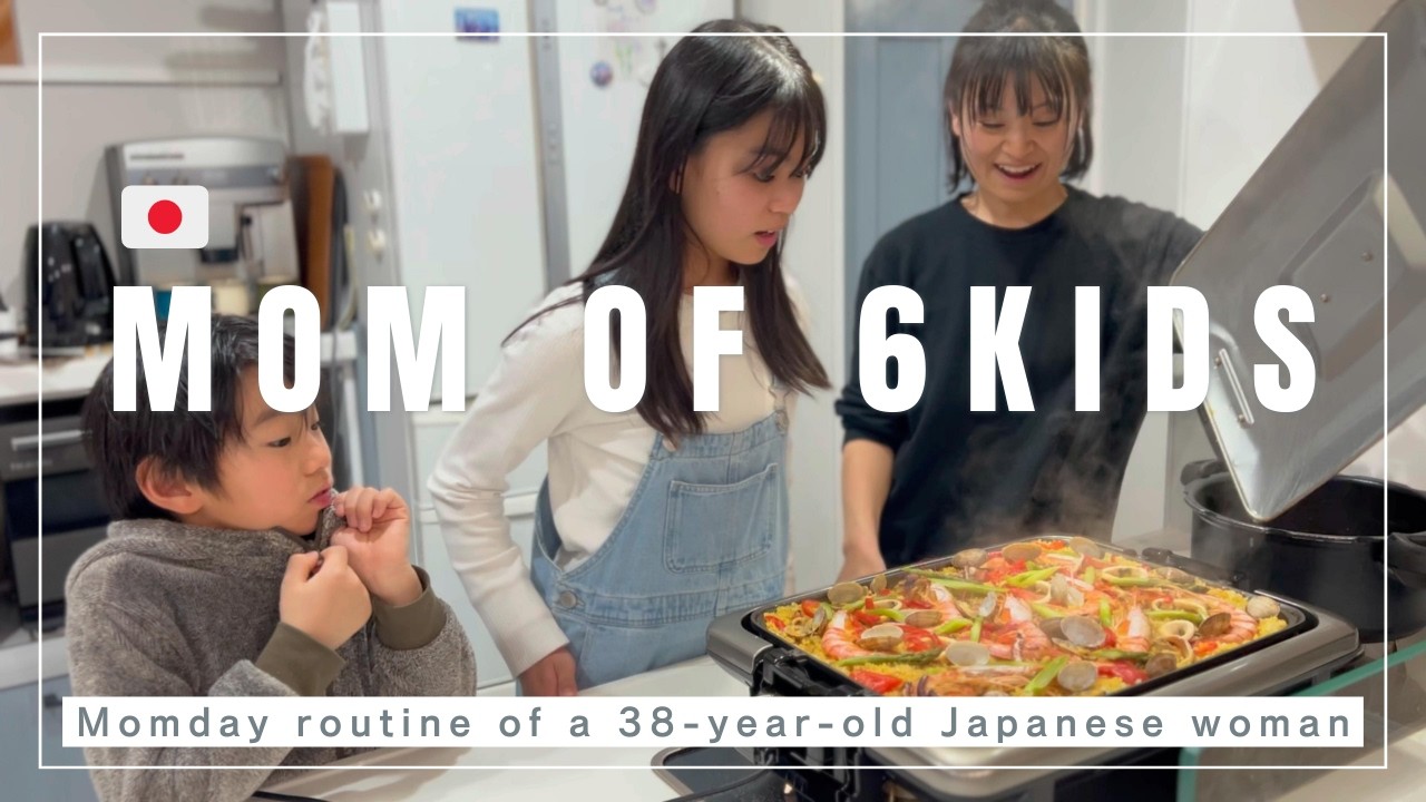 【Daily life in Japan】Mom of 6 kids | Monday Routine | 38 years old mom's real life |