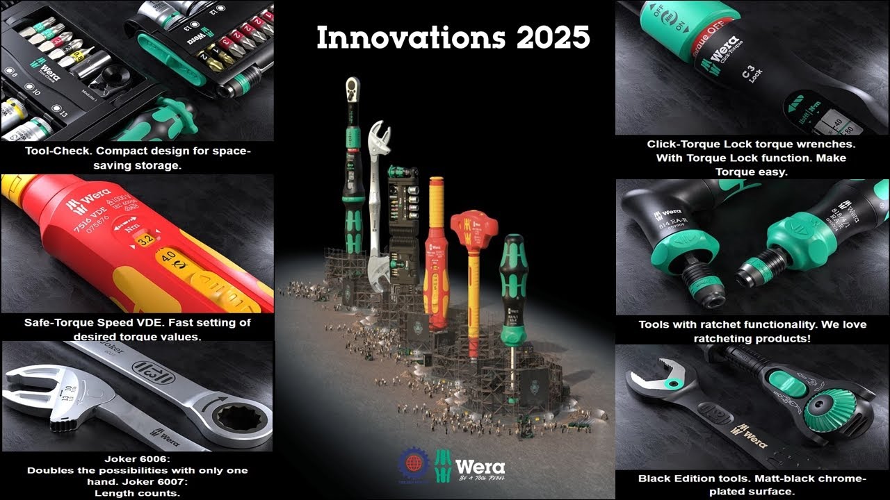 Wera Innovations 2025:Tool-Check | Joker 6006 | Innovative ratchet | Speed Torque | THE GIOI MOI JSC