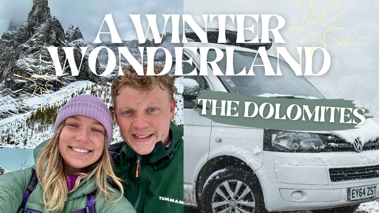 Winter Van Life in The Dolomites | Road Trip, Campervan - Europe, Italy
