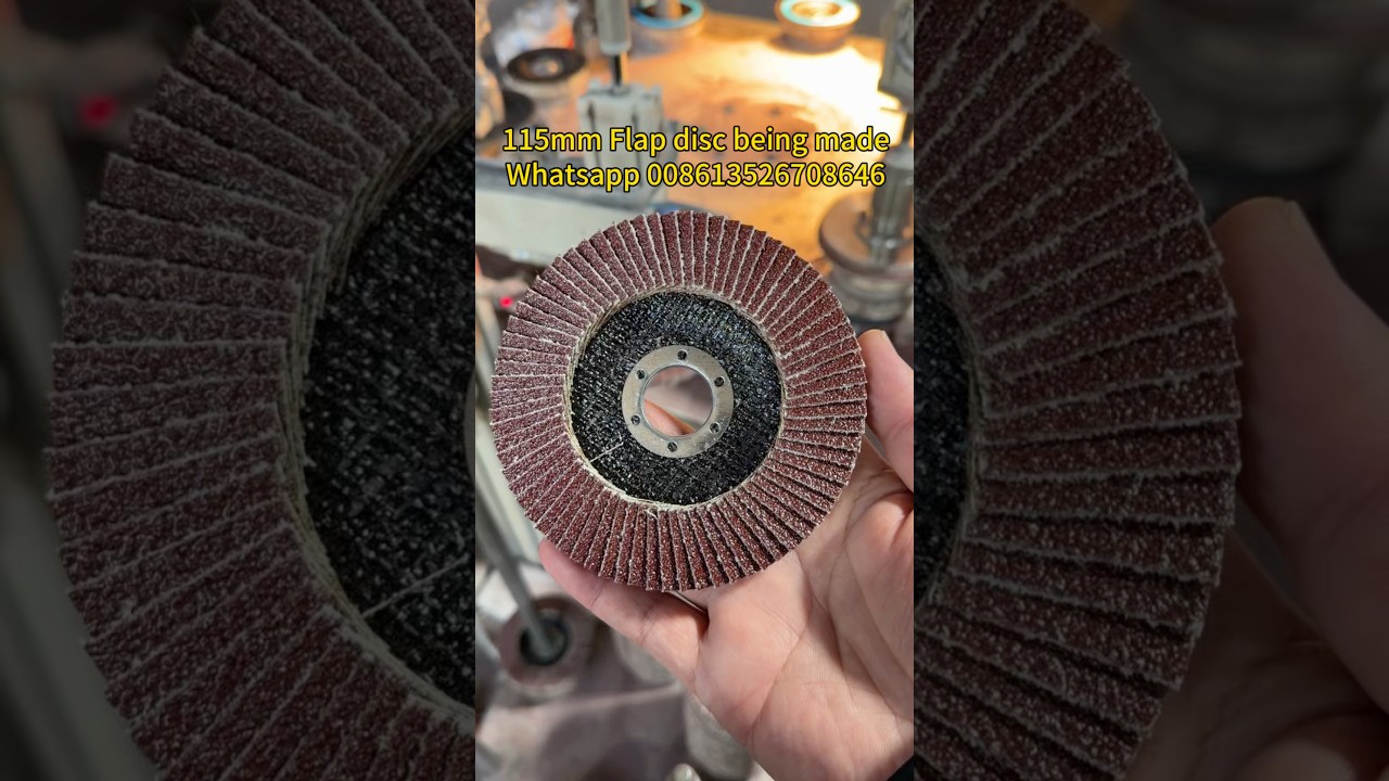 115mm Fully automatic Flap disc making machine.