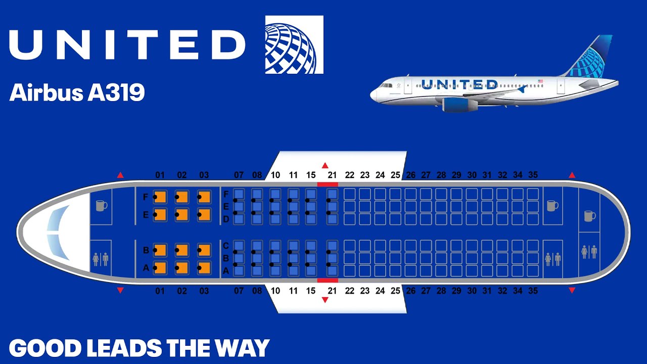 United A319 Safety Video -- May 2023