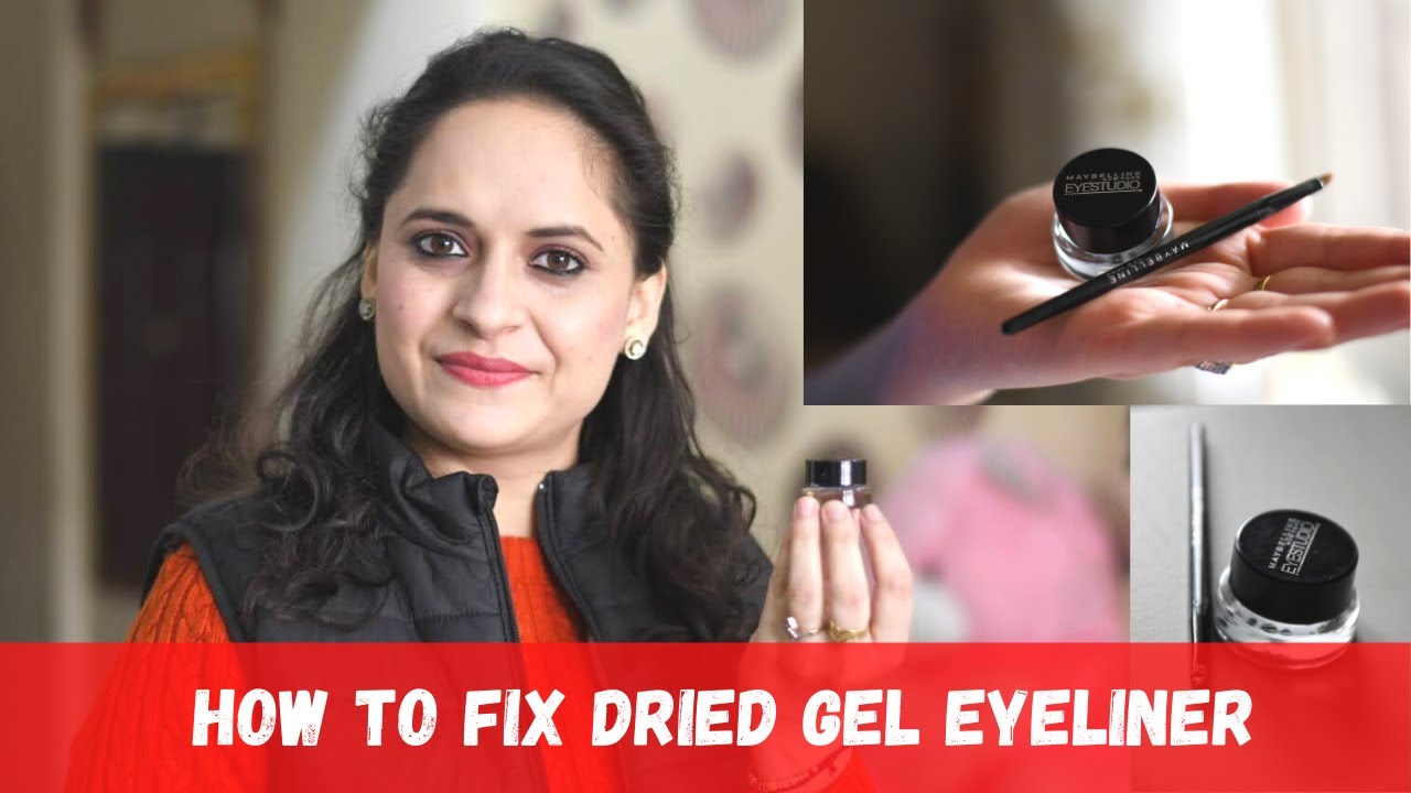 How to Fix Dried Gel Eyeliner | Dry Gel Liner Hacks | #EasyBeautyTips #Hindi