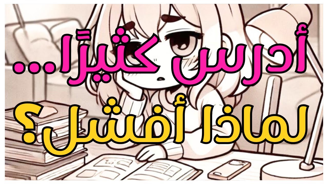 أدرس كثيرًا… 📚🔥 لكن مستواي لا يتحسّن! 😞 أين الخطأ الحقيقي؟ ⚠️