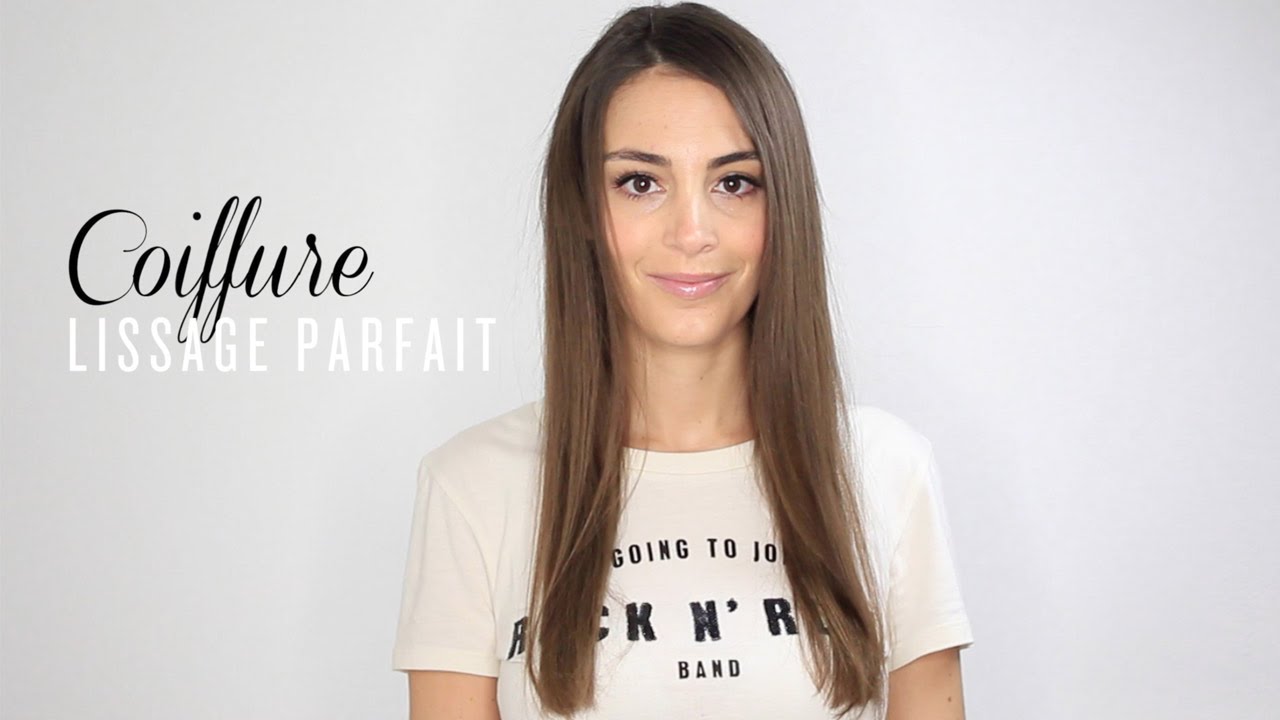 Lisser parfaitement ses cheveux avec un lisseur / fer &agrave; lisser