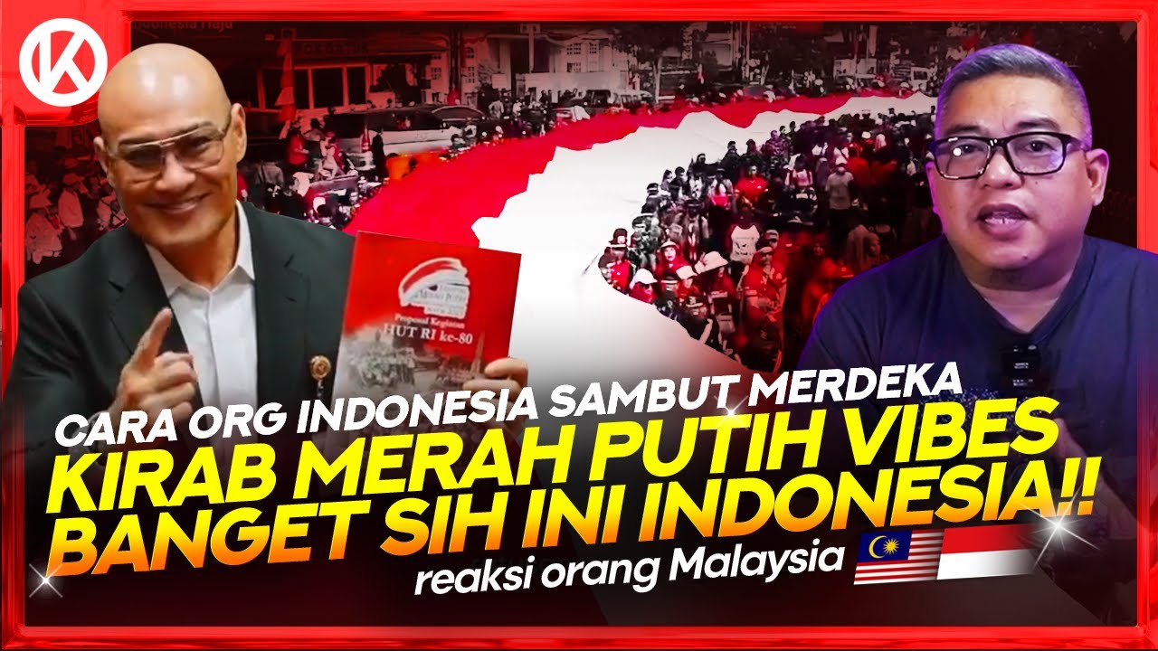 🇮🇩 Terbesar & Termegah‼️Kirab Merah Putih Dari Bogor Untuk Indonesia 🇲🇾 Reaction