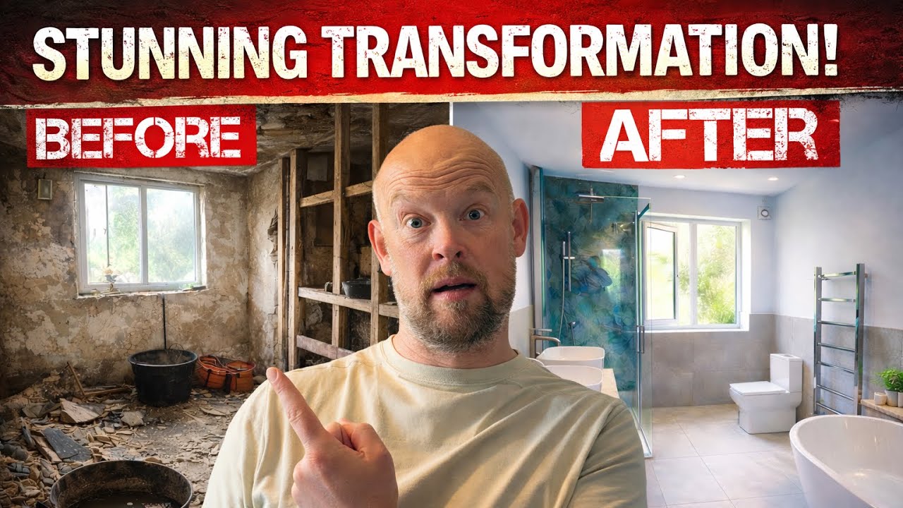 COMPLETE BATHROOM REMODEL...From Start to Finish | Real World Plumbing