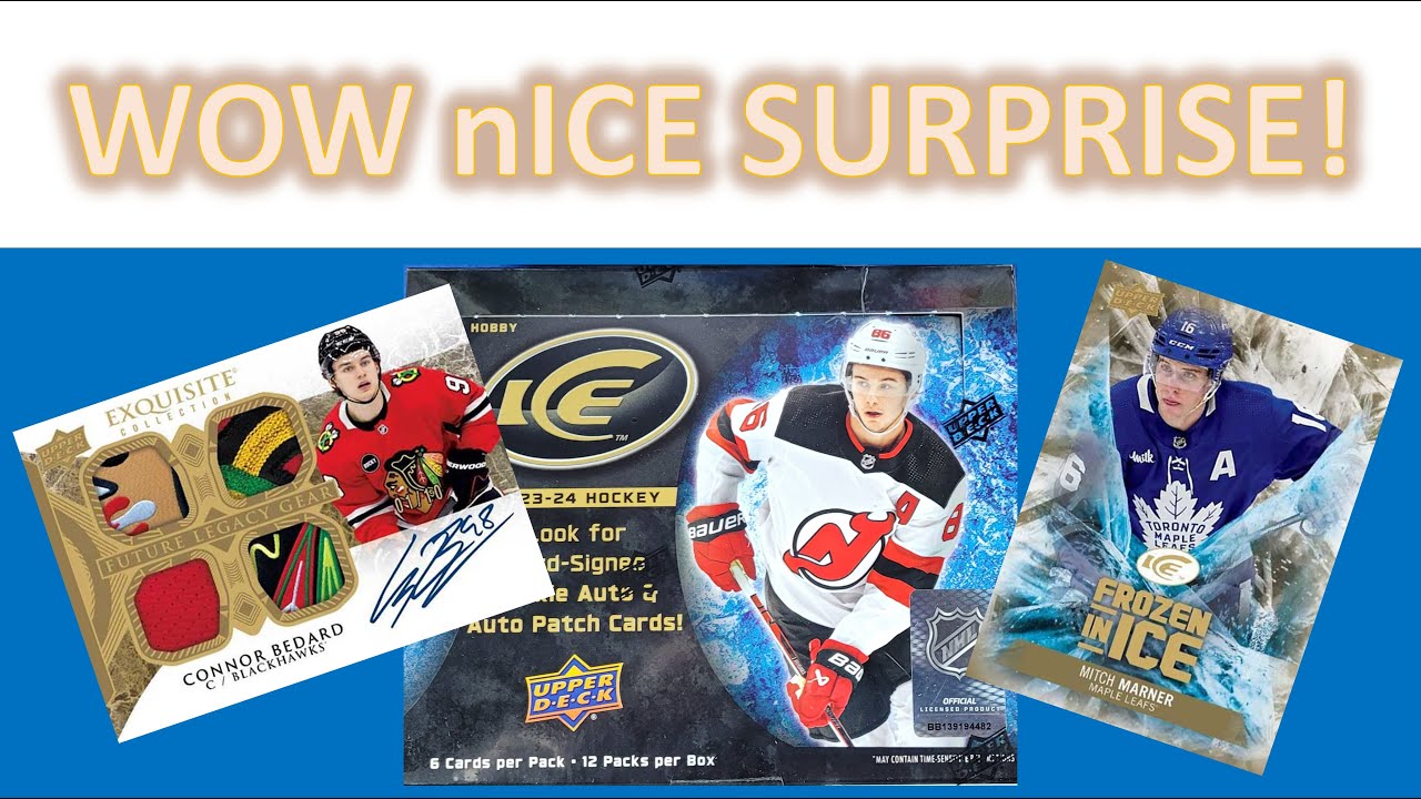 Wow nICE First Pack MOJO Surprise! 2023-24 Upper Deck Ice Hockey!