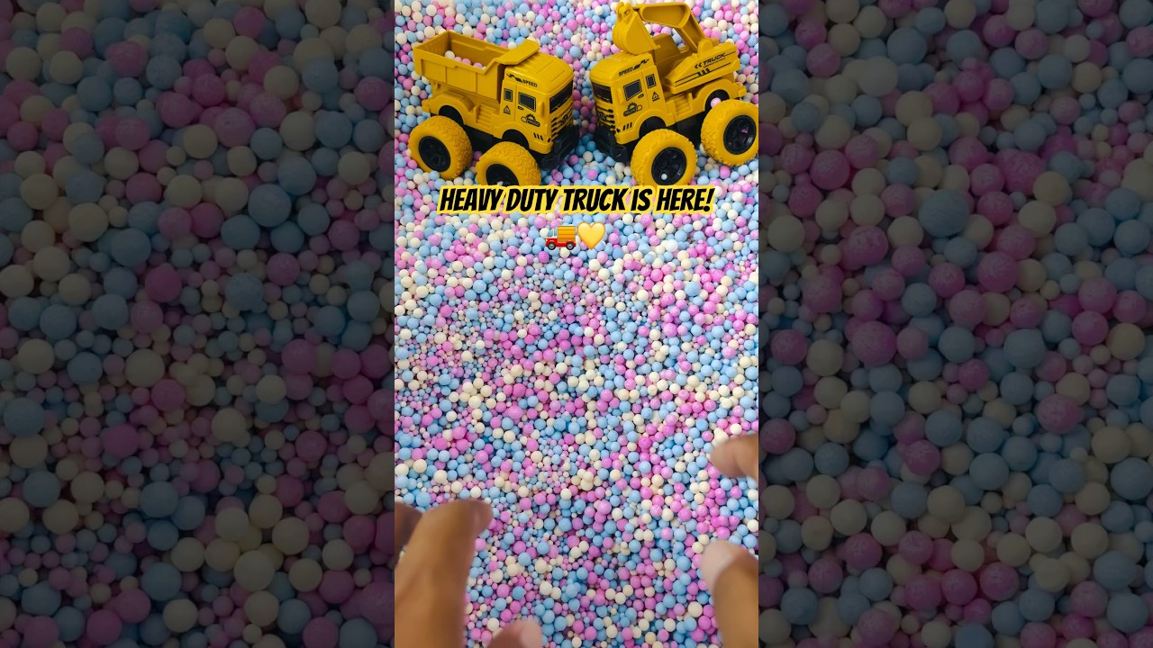 Yellow Dump Truck Toy 🚚💛 | Fun Construction Vehicle 