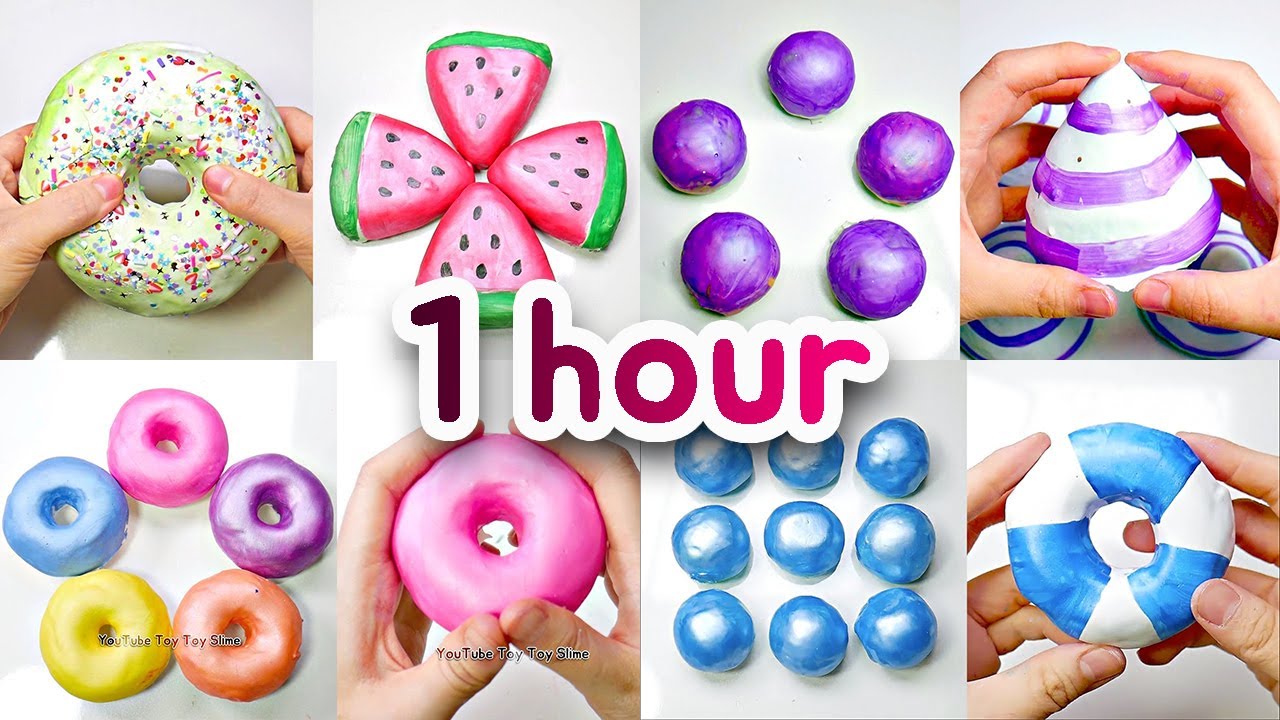 Plaster Clay Cracking ASMR 1hour Compilation