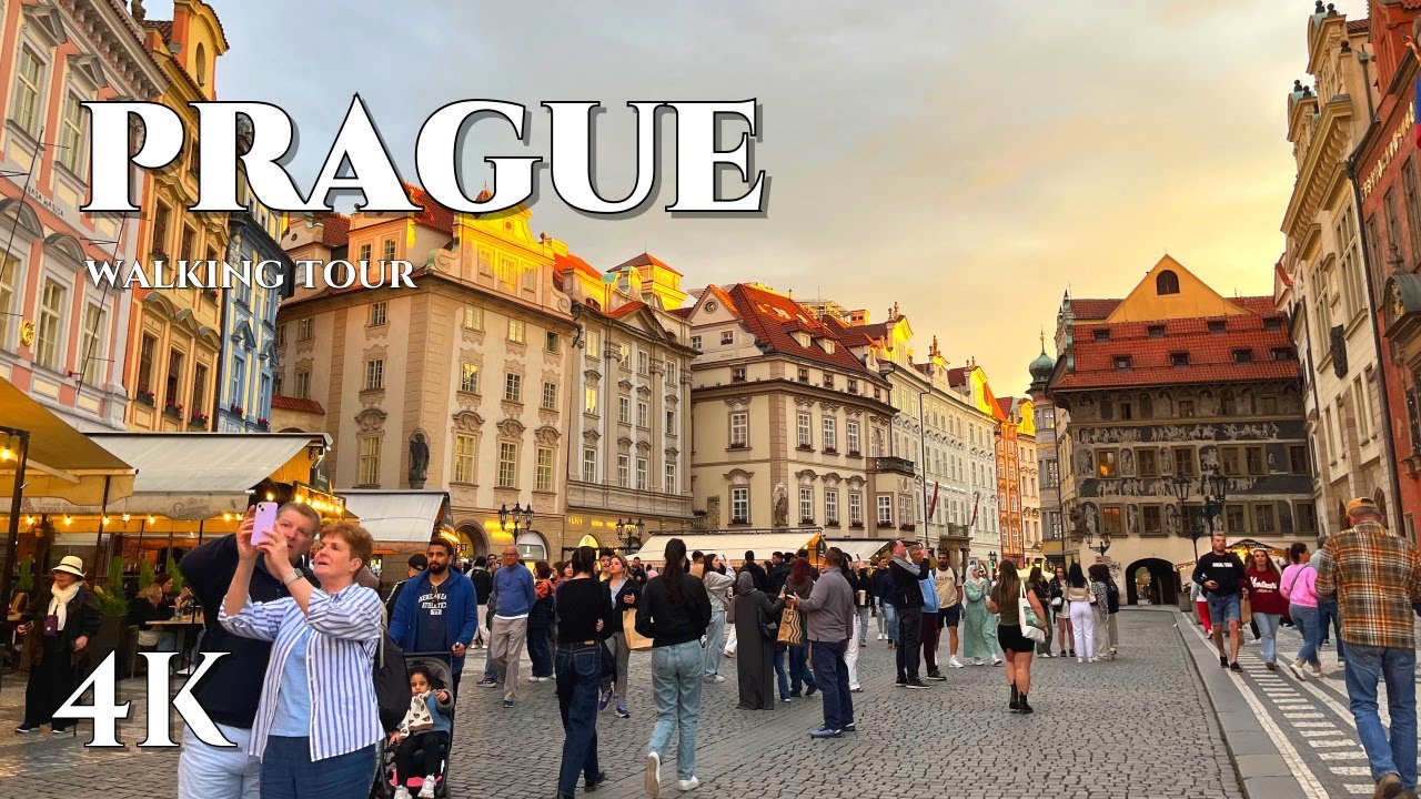[4K WALK] Prague, Czech Republic Walking Tour 2024 l 60fps HDR