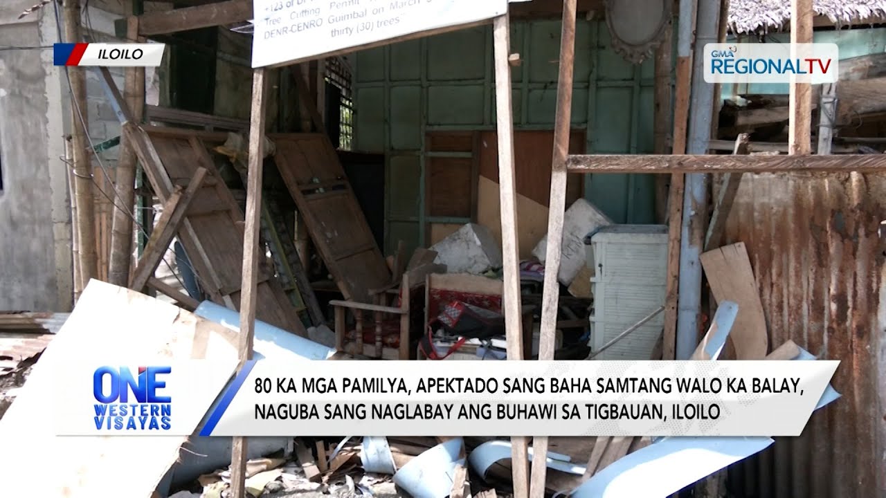 Walo ka balay, naguba sang naglabay ang buhawi sa Tigbauan, Iloilo | One Western Visayas