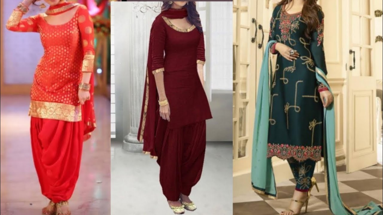 New Patiala Suit Designs Ideas 2025 | New Punjabi Suit Design | Patiala Salwar Suit Design #shorts 