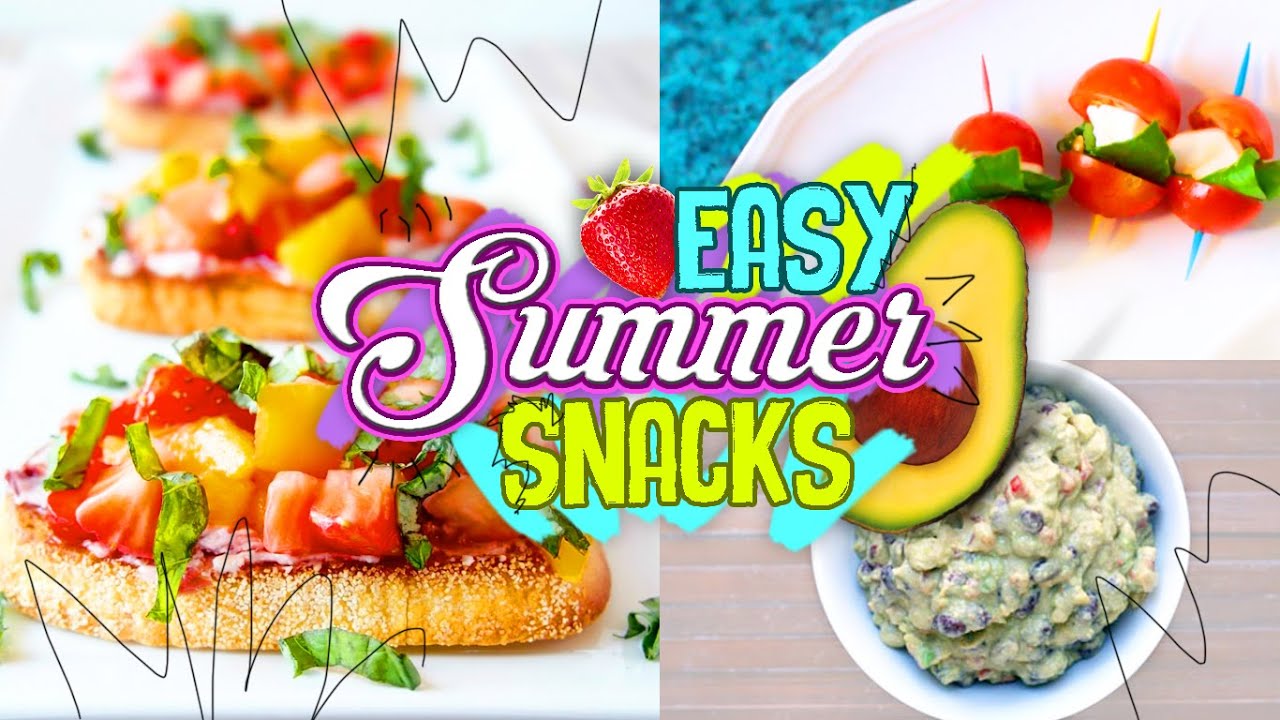 DIY Easy Summer Snack Ideas! Healthy Pinterest Snacks for Summer 2016 // Jill Cimorelli