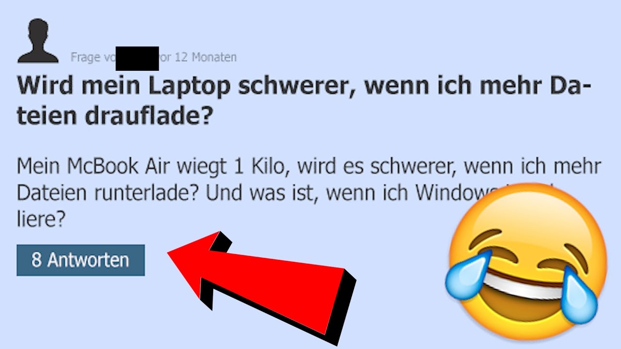 Die 10 dümmsten Fragen im Internet !