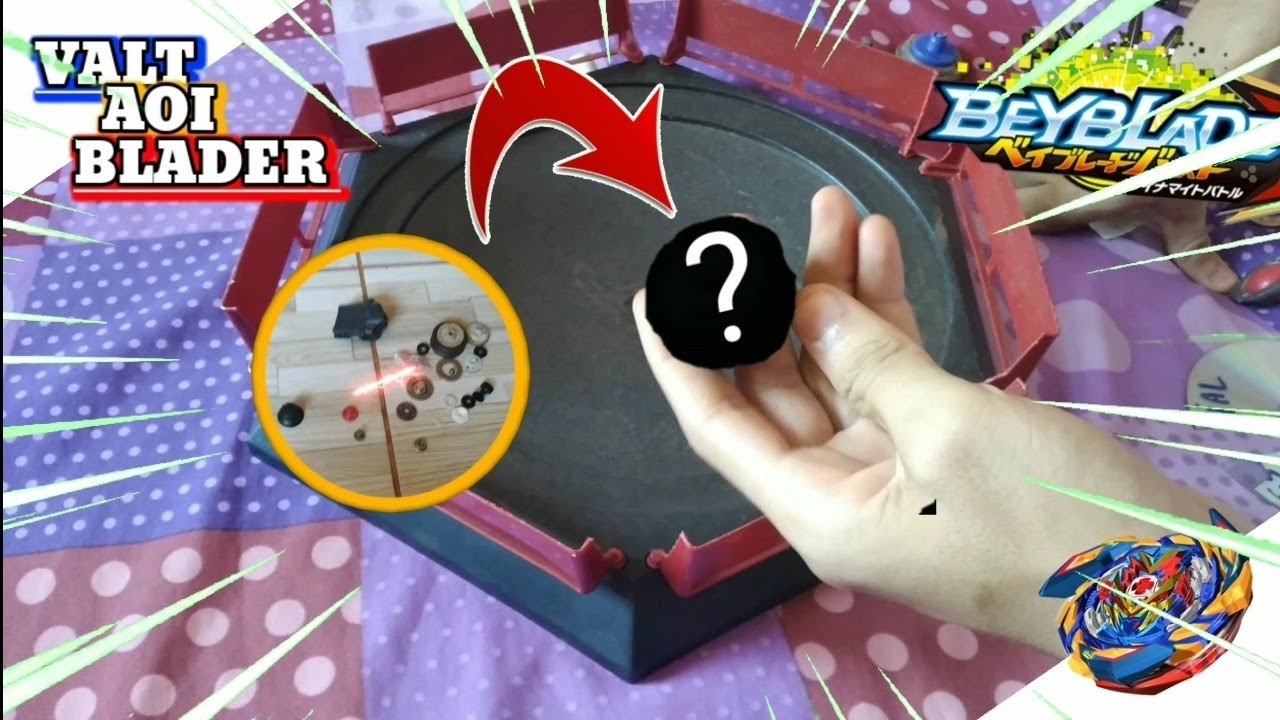 Criando uma beyblade com peças aleatórias! - VALT AOI BLADER