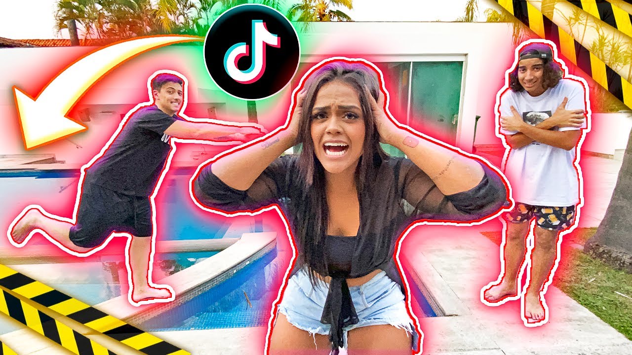SE NÃO SOUBER O TIKTOK CAI NA PISCINA !!!