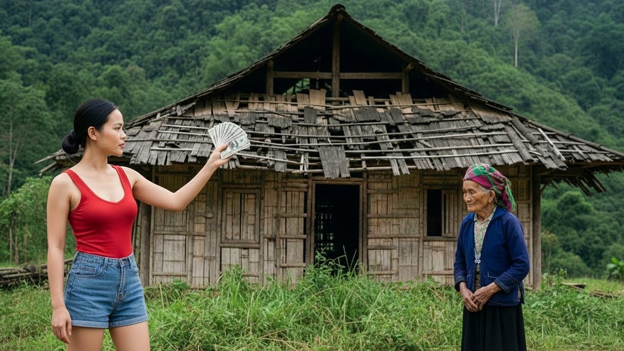 TIMELAPSE: Everyone Was Shocked as a Talented Girl Spent $10000 Reviving a 100-Year-Old Wooden House