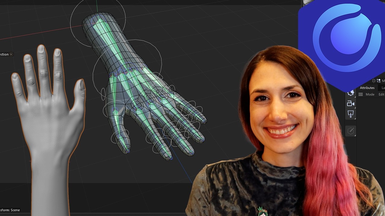 Adding Joints to Rig a Hand in Cinema 4D EP98