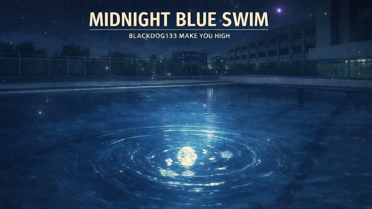 [City Pop] Midnight Blue Swim 🏊‍♂️ Moonlit Pool Romance (Chainsaw Man Inspired) 체인소맨 레제편 감상문