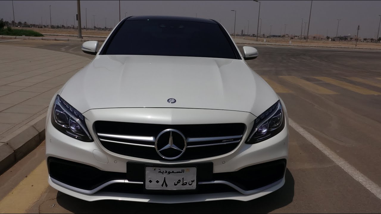 تجربة مرسيديس سي ٦٣ اس ايه ام جي حسام ابوزناده ٢٠١٦  حسن كتبي
