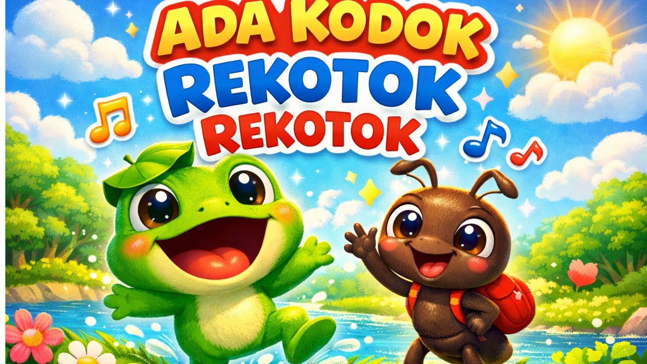 Ada Kodok Rekotok Rekotok 🐸🎶 | Animasi 3D Lagu Anak Lucu & Edukatif