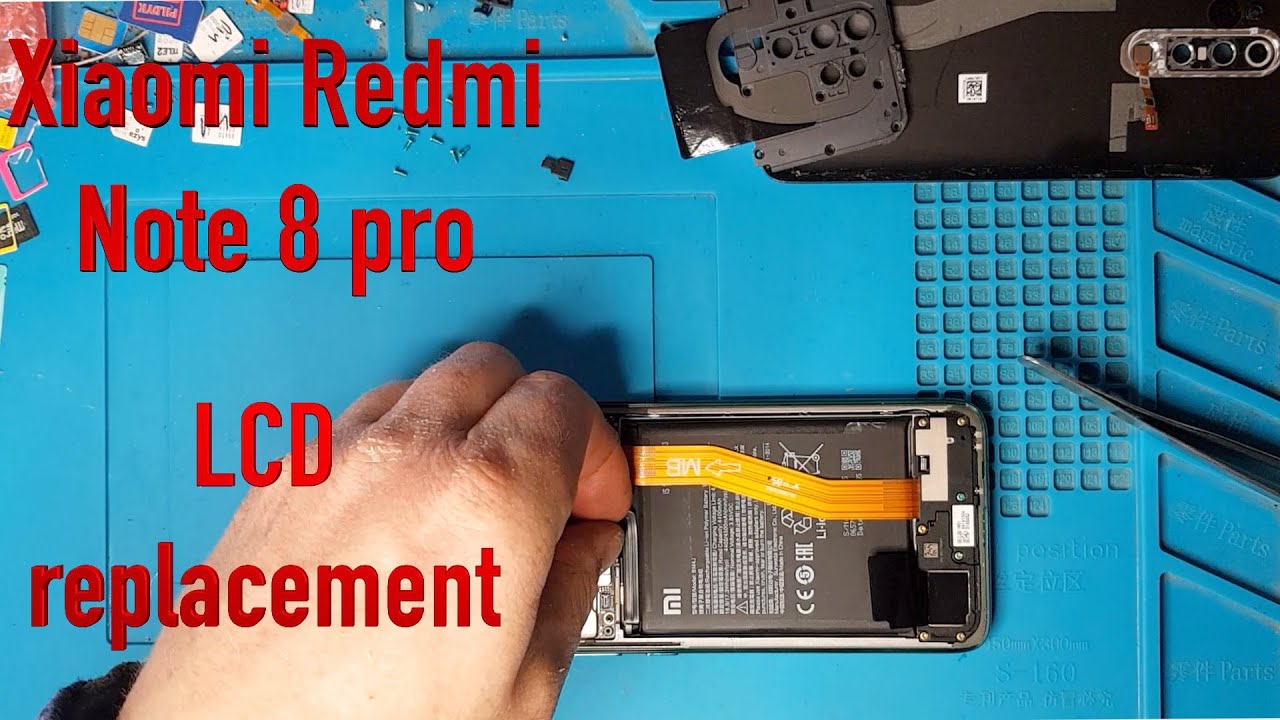 Xiaomi Redmi Note 8 pro lcd Service Pack replacement