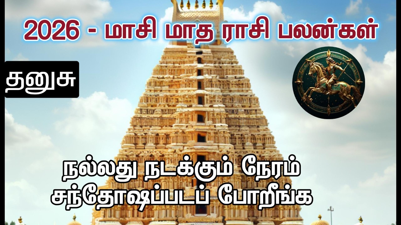 Dhanusu Rasi -2026- Masi Matha Rasi Palangal