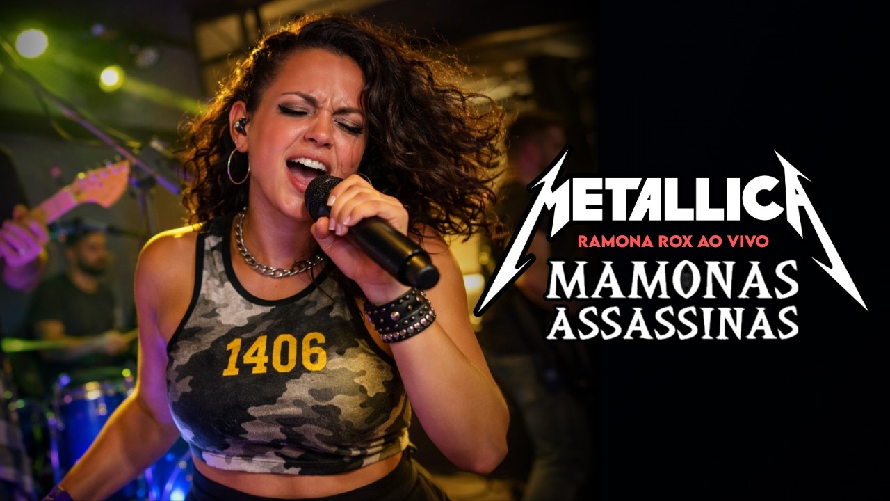 Enter Sandman / 1406 – Metallica & Mamonas Assassinas | Ramona Rox Cover (Ao Vivo)