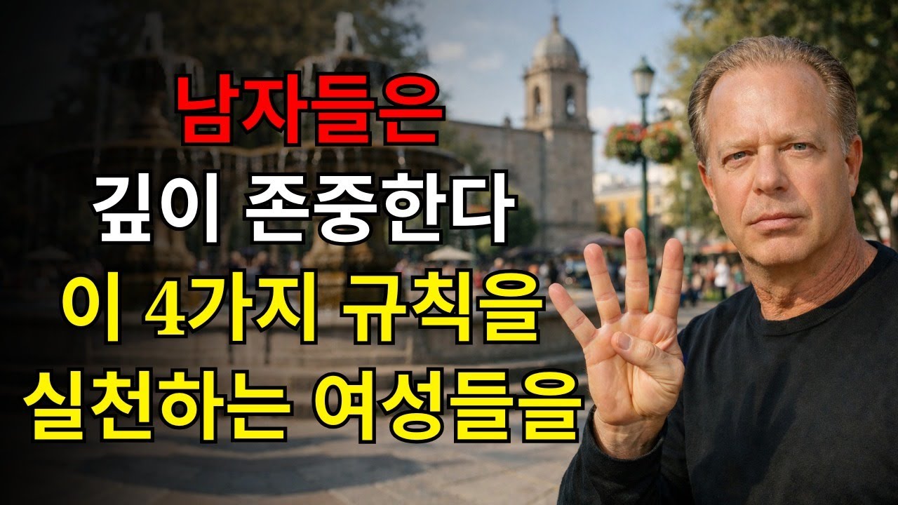 이것은 강력하다! 남자들은 이 4가지 규칙을 실천하는 여성을 깊이 존중한다! | 조 디스펜자