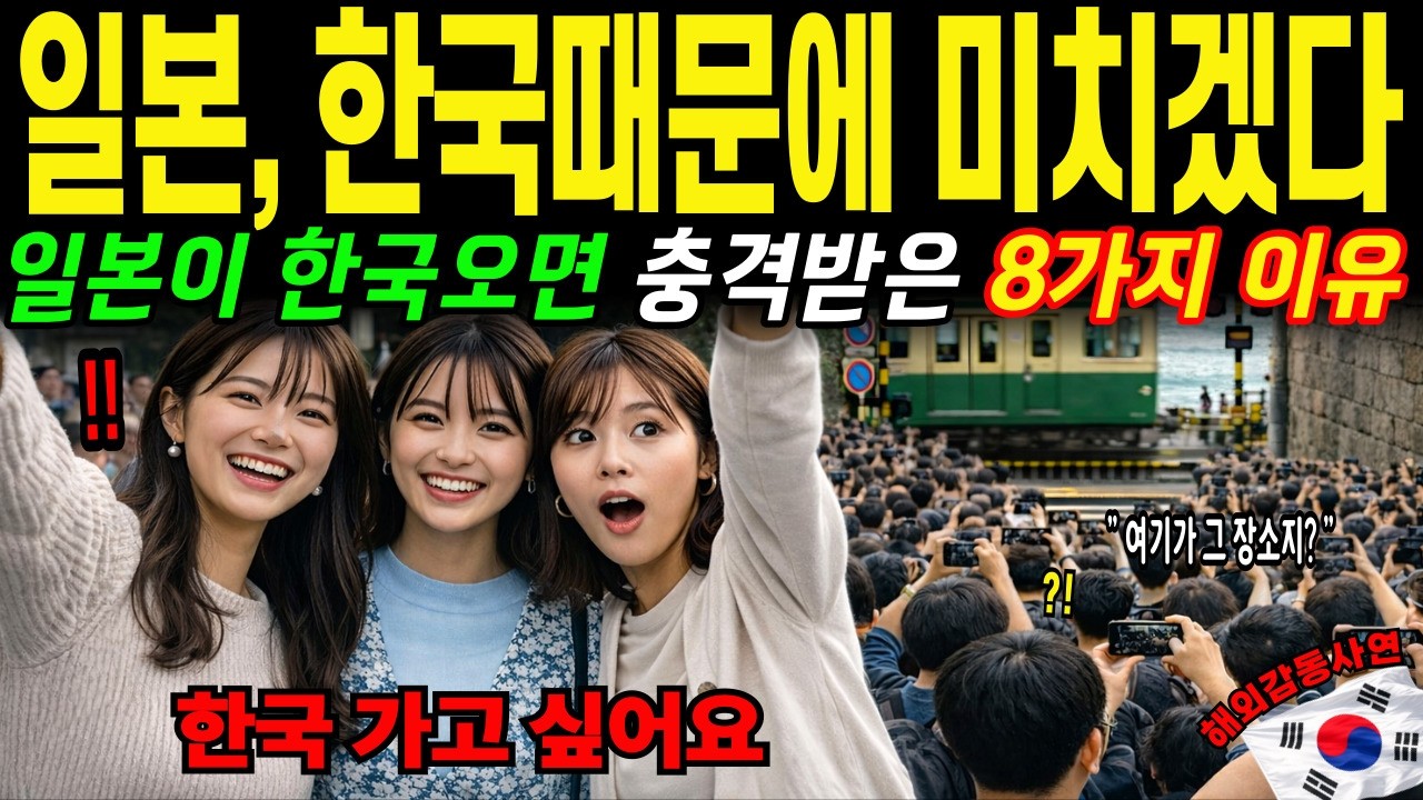 [해외감동사연] &ldquo;한국 때문에 미치겠다&rdquo;&hellip; 일본인들 한국 오자마자 충격받은 8가지 이유?
