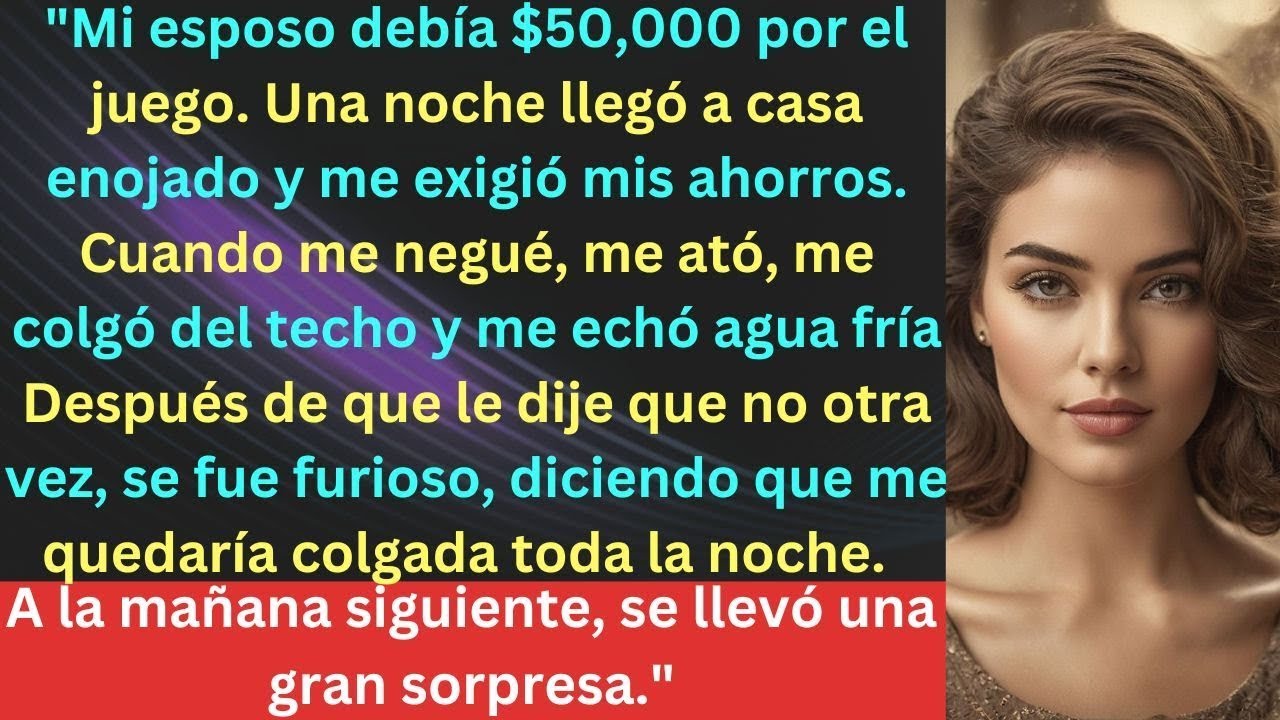 Cuando me negué a darle a mi esposo $50,000, me ató y me colgó #historias #viralvideo #love #reddi