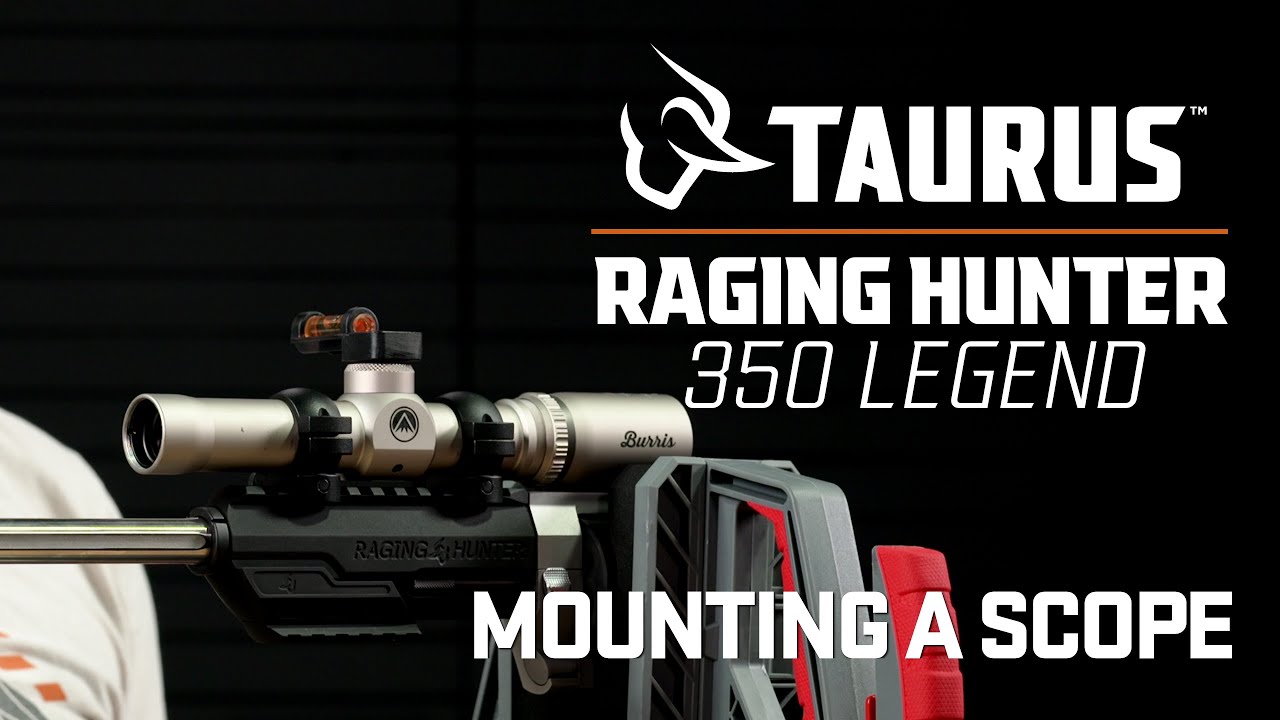 Как установить оптический прицел на винтовку Taurus Raging Hunter™ | Пошаговая инструкция
