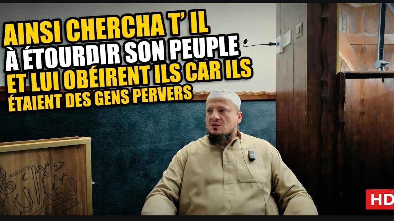 Ainsi chercha t il à étourdir son peuple et lui obéirent ils car ils étaient des gens pervers