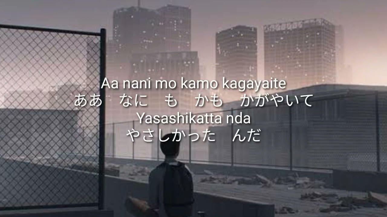 (TABEDACHI NO UTA ) lirik lagu Jepang menggunakan huruf hiragana